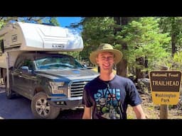 Solo Life in My Truck Camper in Payson, Arizona | Hiking to an Abandoned Railroad Tunnel