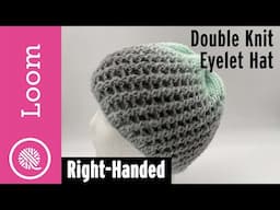 Double Knit Eyelet in the Round | Counter Clockwise CCW (Right handed)