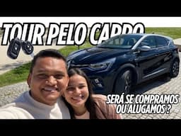 TOUR PELO CARRO | ESTAMOS REALIZANDO MAIS UM SONHO🇵🇹 ENTENDA