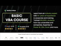 Automate Excel Tasks: Master VBA with WallStreetMojo's Beginner Course!