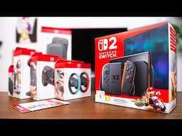 Unboxing NINTENDO SWITCH 2 and ALL ITS ACCESSORIES 🔥