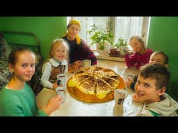 Happy Life of a Large Family Far from Civilization in the Mountains