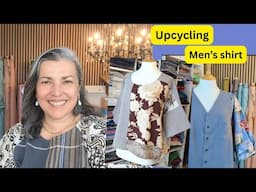 How I Upcycle a men's shirt with some delicious Fabric Scraps!