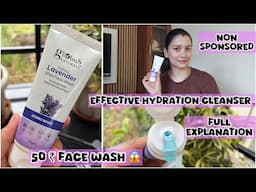 50₹ face wash || globus lavender face wash review