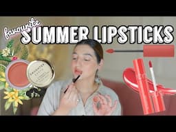 Affordable Lipsticks to try this Summers | Loreal, FAE Beauty, Rom&nd, Daughter Earth , Diam Beauty