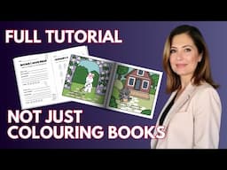Not Just Colouring Books! How I Use the Publishers Vault to Make Activity Books & Children's Books.
