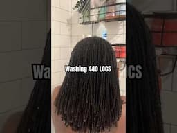 Wash 440ish Locs with me!