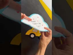 DIY Car card for dad | Super simple father’s day card idea