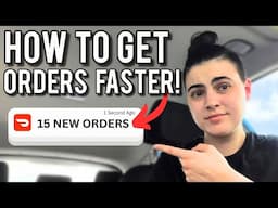 How To Get Doordash Orders FASTER (Reduce Wait Time On Doordash Tips/Tricks 2025)