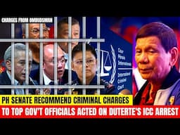PH Senate Recommend Criminal Charges to Top Gov't Officials acted on the Illegal Arrest of Duterte