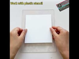 8.5"X6.5" RECTANGLE STICKY MAT | Paper Craft Tool | Blending Partner- #Alinacutle®  #handmadecards