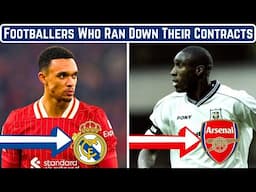 7 Footballers Who Controversially Ran Down Their Contracts