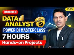 Learn Power BI in 7 Hours | Full Course from Basic to Advanced with Dashboard Project (2025)