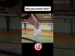 How to Aim with The Low Serve In Badminton #badminton #badmintonlovers #bulutangkis