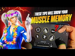 WHY YOUR MUSCLE MEMORY ISN'T LIKE PRO'S | BGMI/PUBG MOBILE TIPS AND TRICKS