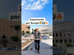 Zapateando por Europa🤠🌍🔥#laleyendadeservandomontalva #shorts #europa