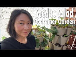 Vertical Gardening Made Easy, Unboxing Greenstalk Vertical Planter + Seed Starting + First Harvet!