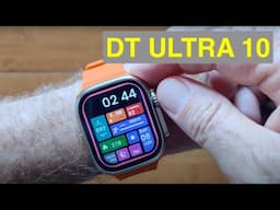 DTNo.1 DT ULTRA 10 Apple Watch Ultra Shaped BT Call 4GB Music always-on Smartwatch: Unbox & 1st Look