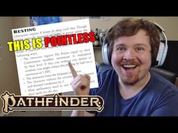 Resting Sucks in Pathfinder 2e