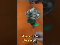 Rosa de Jornal DIY #2
