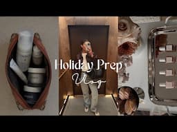 HOLIDAY PREP | SKINCARE AND OUTFITS | VLOG | Amy Beth