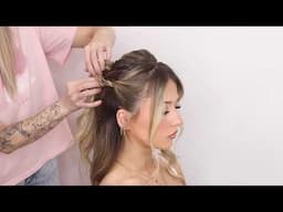Beautiful Half Up Hairstyle Perfect For Occasions!