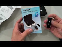 Micrófono Lavalier  Axnen S18 unboxing y Review.