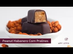 Spicy Peanut Habanero Corn Pralines | Unique Vegan Chocolate Recipe Live