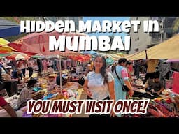 Hidden Market in Mumbai You Must Visit Once😱| What's Inside this Weekly market ??😱 |Mumbaichi muskan