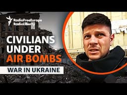 Russian Air Bombs and Artillery Hammer Ukraine's Front Line City As Some Won't Evacuate