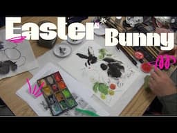 Painting Easter Bunny with Strawberries with Henry Li