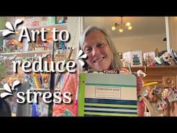 Art journaling #selfcare reduce stress ideas #mindfulness
