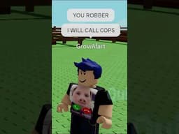 Stealing A fruit from a Rude kid in GROW A GARDEN 🍎 #roblox #quimic #memes