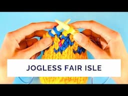 Simple Way to Remove Jog in Any Colour Pattern Worked in the Round