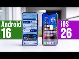 Android 16 vs. iOS 26: Form Over Function?