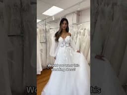 Is this wedding dress your vibe? 💍