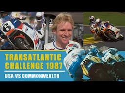 Kevin Schwantz vs Wayne Rainey | 1987 Transatlantic Challenge | Race 2
