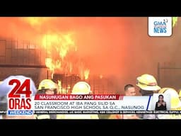 24 Oras Weekend: (Part 1) Taxi driver nanaga sa pamasahe? ; Sunog at baha bago ang pasukan ; atbp.