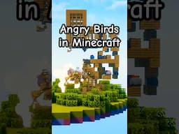 #angrybirds in #minecraft