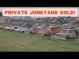 He SAVED a Junkyard and Moved it to His Farm! Chevy & Ford Truck Collection Auction! 1960s 70s 80s!