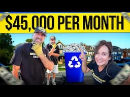 A Day In The Life Of a Junk Hauler | $45,000 a Month