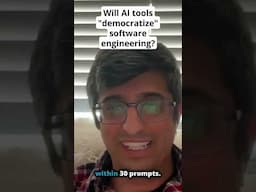 AI will "democratize" software engineering? Says Sam Chehab