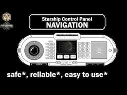 Starship Control Panel 01 - Navigation - scifi RPG play aid