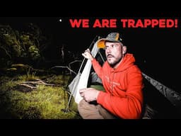 (WE ARE TRAPPED HERE!) I Was INJURED while Camping on the CLIFFS EDGE in the HAUNTED WOODS