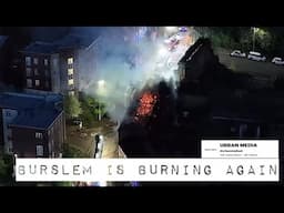 Burslem is Burning AGAIN Wades Ceramics Pottery Building