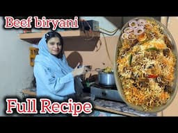 Shadi k bad begum ne pehli bar beef 🍖 biryani banai || Adnan and Misbah