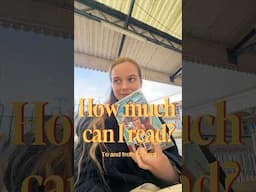 How much can I read on a train to & from Oxford