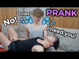 I Passed Out on my Boyfriend... 😭 HIS REACTION THOUGH 💔 Cute Gay Couple Prank