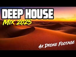 Deep House Mix with Baja Sand Dunes Drone Visuals