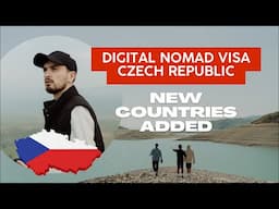 New Countries Added to Czech Republic's Digital Nomad Visa Program! 🇨🇿♥️🇧🇷